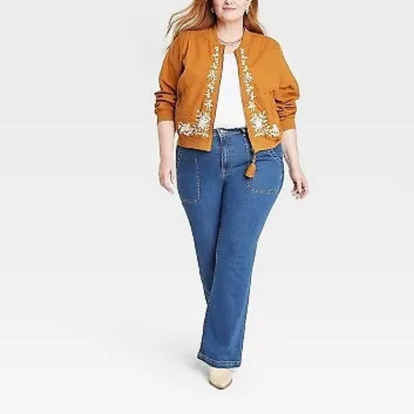 NEW PLUS SIZE Knox Rose Flare Jeans - Picture 2 of 2